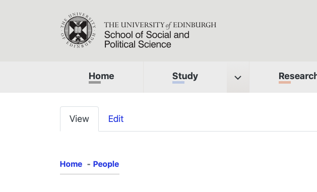 Staff profile edit tab image