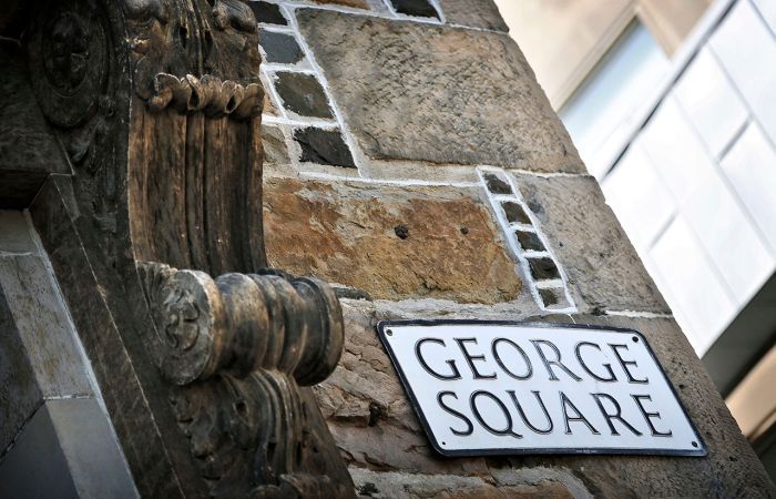 George Square street sign
